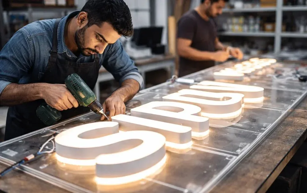 Types of Acrylic Signage Popular in Dubai – A Complete Guide