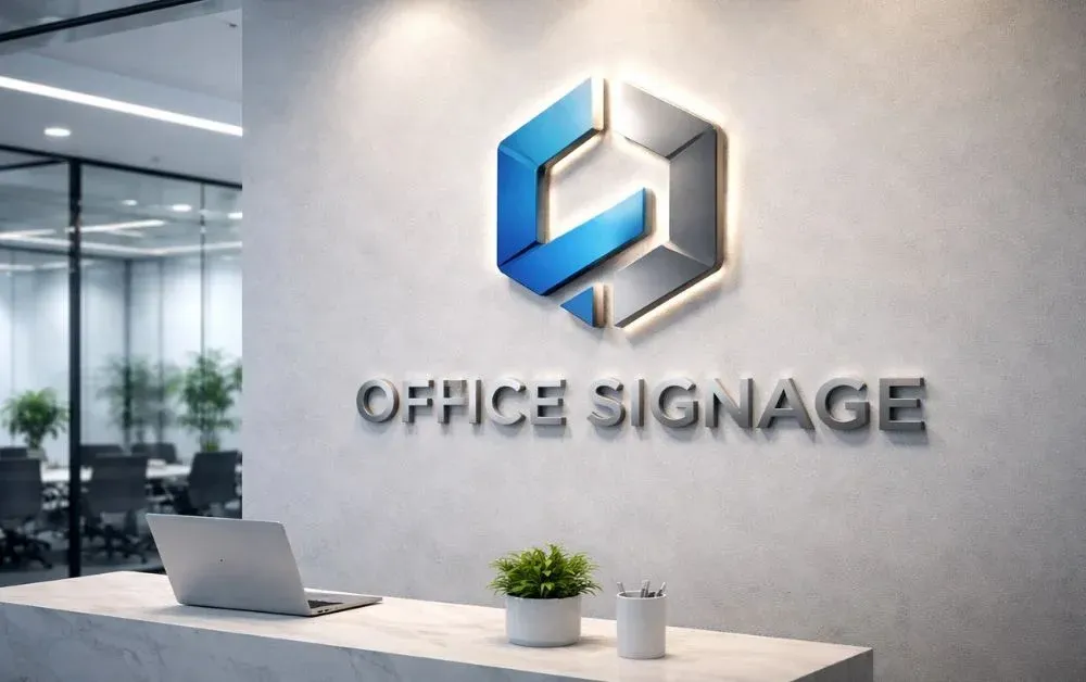 Enhances Professionalism and Brand Image of Office Signage