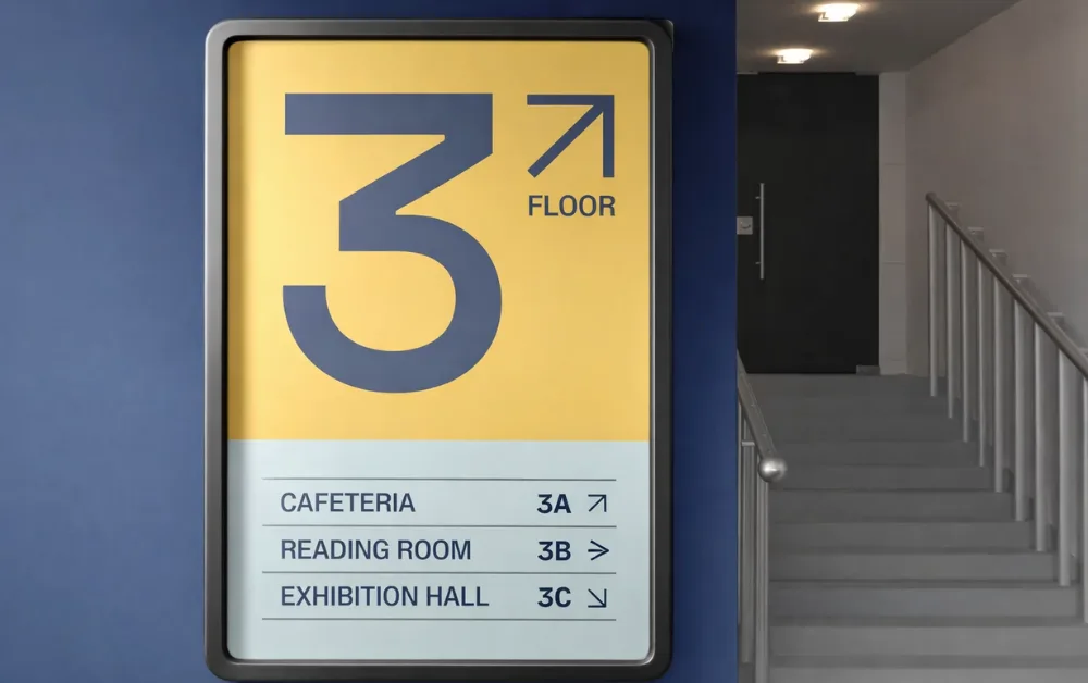 Enhancing Navigation and Wayfinding of Indoor Signage