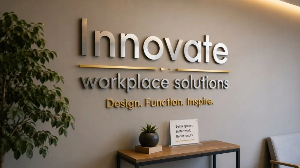 Top Office Signage Ideas to Create a Professional Workplace Environment
