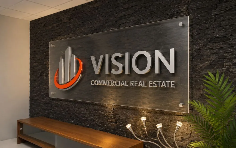 Reception Area Corporate Identity Signage