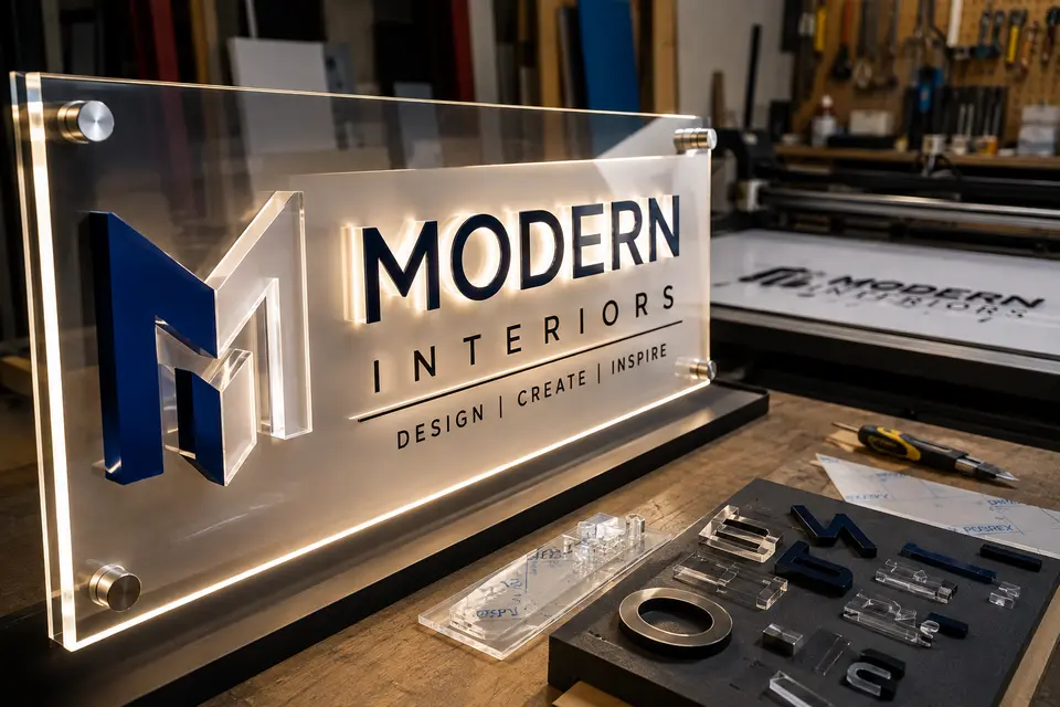 Acrylic Signage Board Makers in Dubai: The Complete Process and Cost Guide