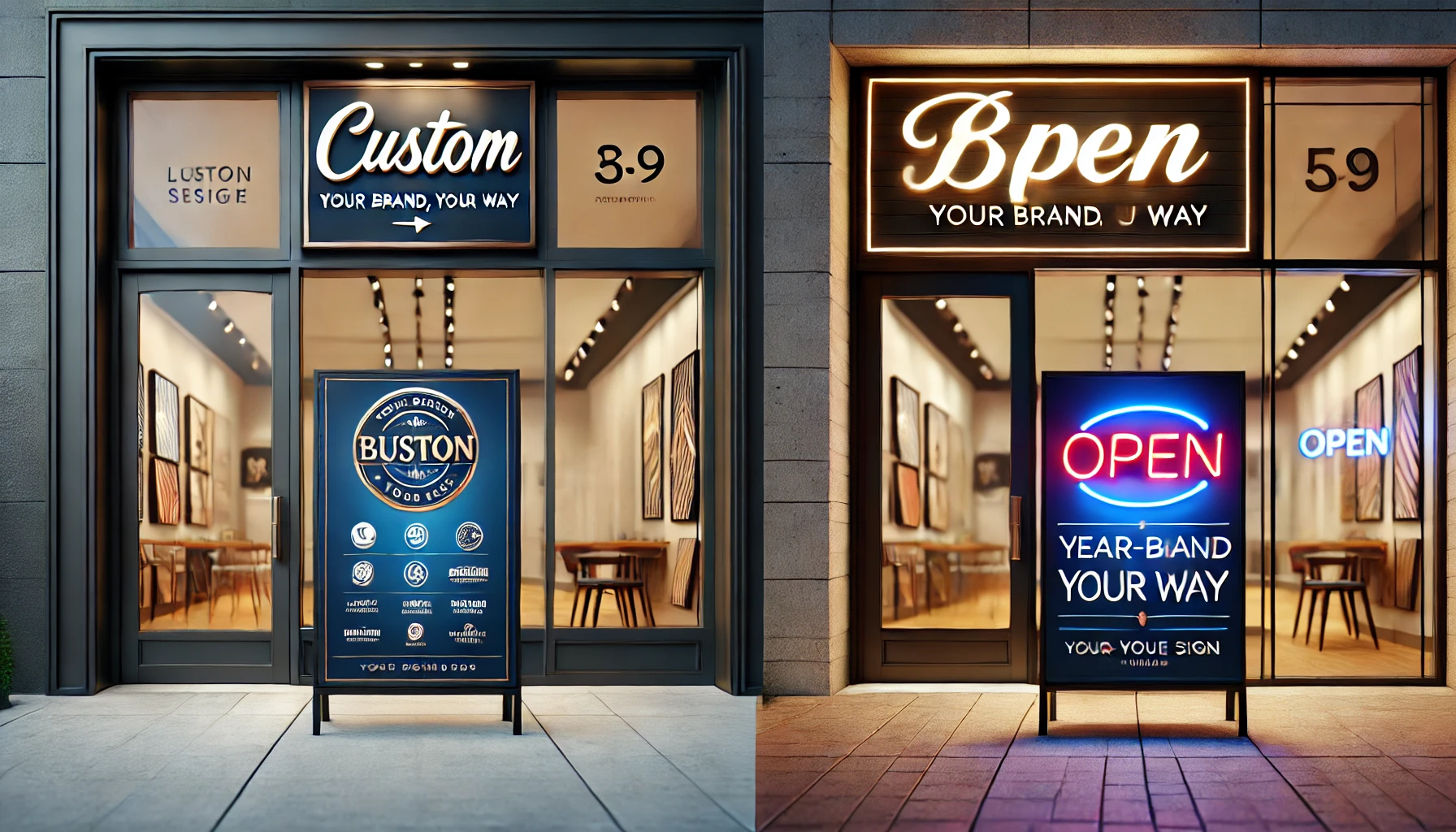 Custom vs. Ready-Made Signage: Which is Right for You?